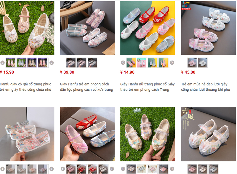 Các mẫu giày tại Aworth