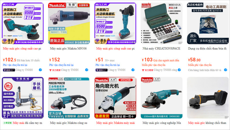 Link shop máy mài điện giá rẻ Trung Quốc uy tín nên mua