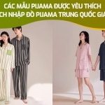 Các mẫu pijama được yêu thích – Cách nhập đồ pijama Trung Quốc giá sỉ 