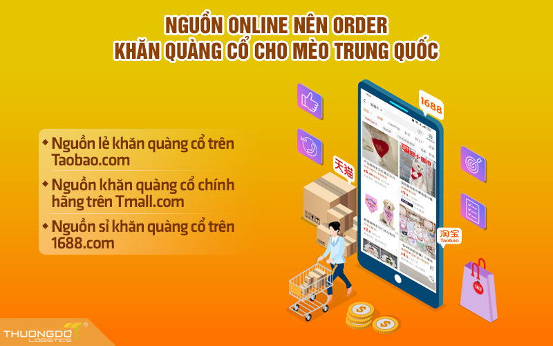 3 nguồn online phù hợp lựa chọn nhập sỉ/lẻ khăn quàng cổ cho mèo nội địa Trung