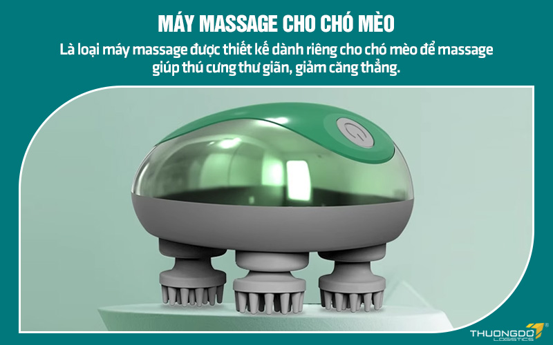 Máy massage cho chó mèo là loại máy massage được thiết kế dành riêng cho chó mèo sử dụng để thư giãn