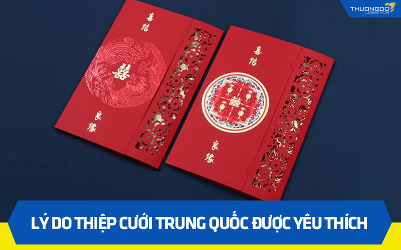 Lý do thiệp cưới Trung Quốc được yêu thích
