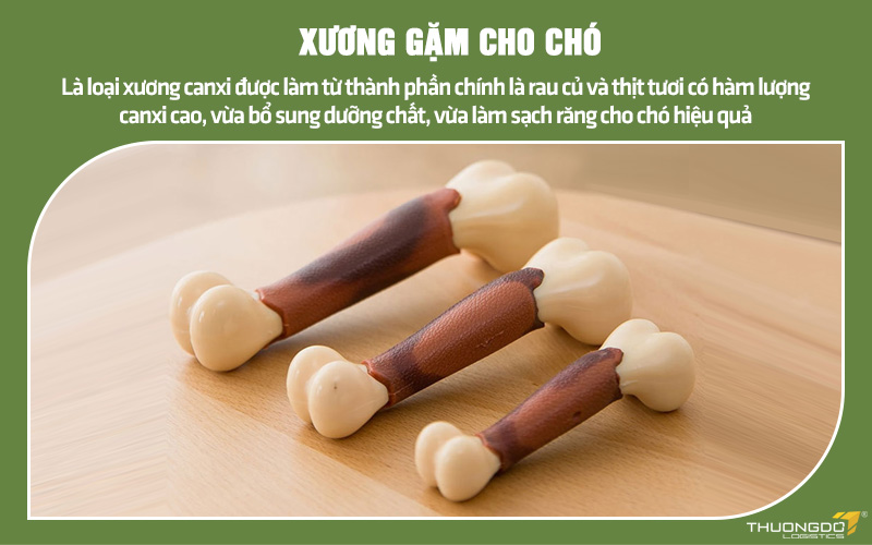 Xương gặm cho chó là loại xương canxi cung cấp nhiều dưỡng chất khi sử dụng cho chó