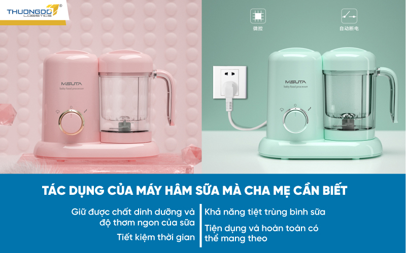 Tác dụng của máy hâm sữa mà cha mẹ cần biết