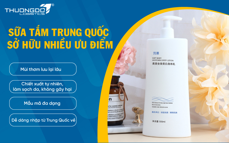 Sữa tắm Trung Quốc sở hữu nhiều ưu điểm khác nhau