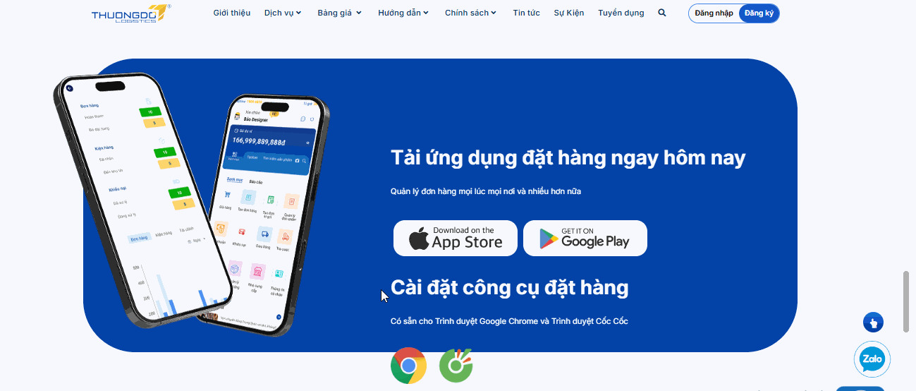 công cụ đặt hàng