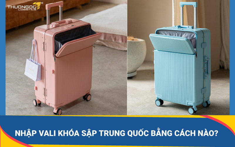 Nhập vali khóa sập Trung Quốc bằng cách nào?
