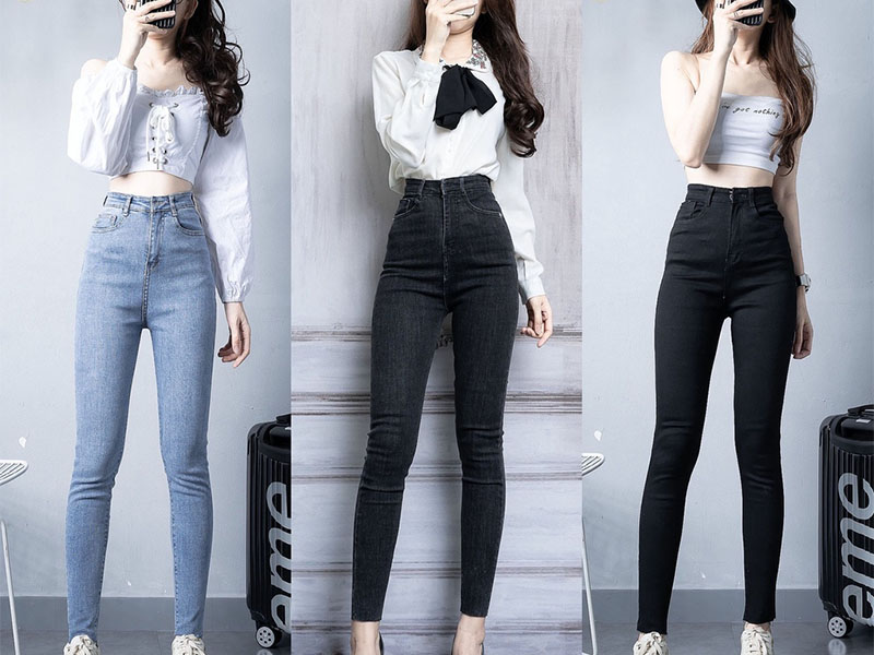 Mẫu quần Jean skinny