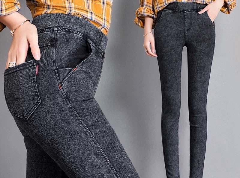 Quần legging giả jean