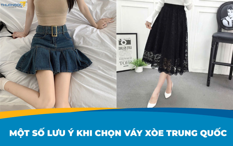 Một số lưu ý khi chọn váy xòe Trung Quốc