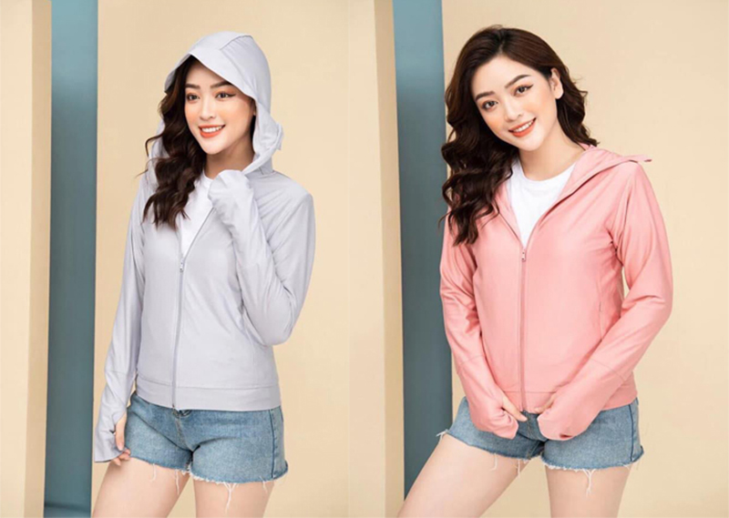 Áo chống nắng vải trơn