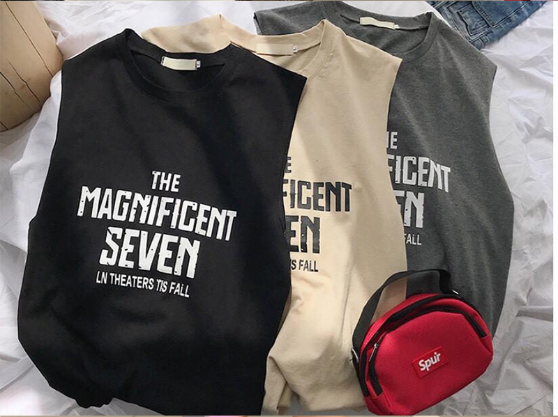 Áo thun sát nách form rộng