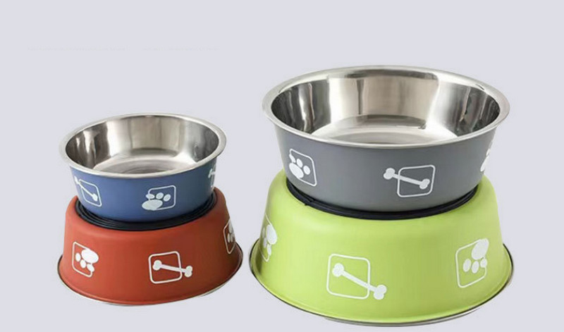 Bát ăn cho chó bằng inox