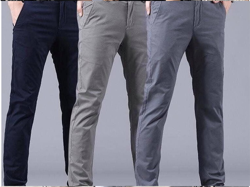 Quần skinny kaki nam