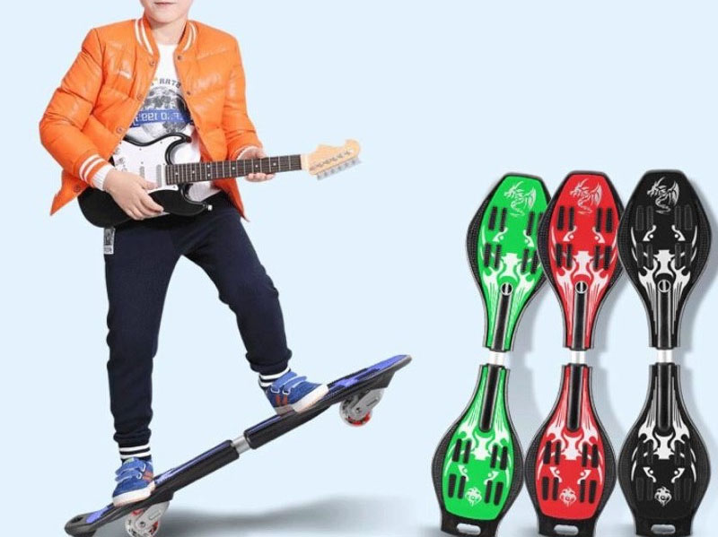 Ván trượt Skateboard Twister 2 bánh LED cao cấp