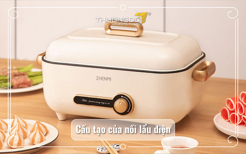 Cấu tạo của nồi lẩu điện