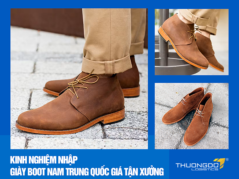 giày boot nam Trung Quốc