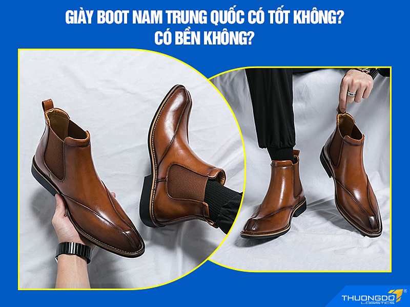 Giày Boot nam Trung Quốc