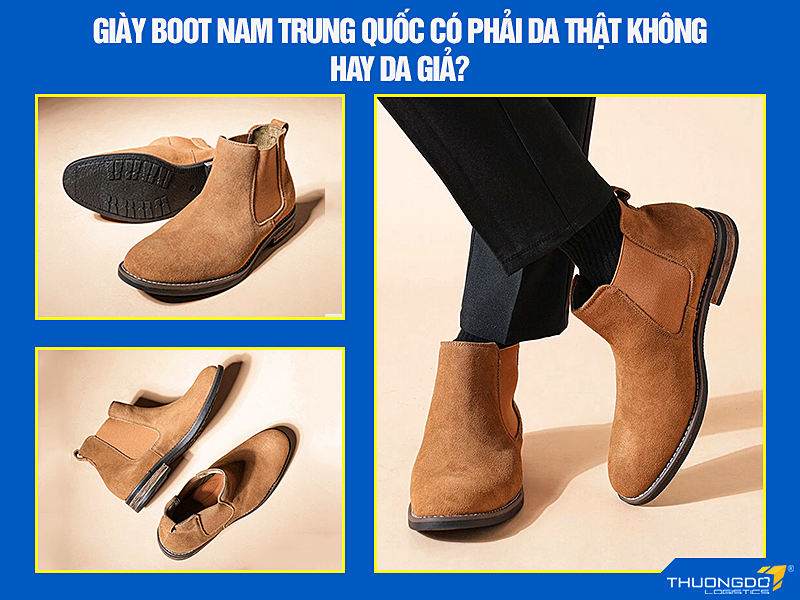 Giày Boot nam Trung Quốc