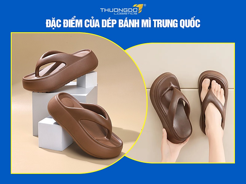 dép bánh mì Trung Quốc
