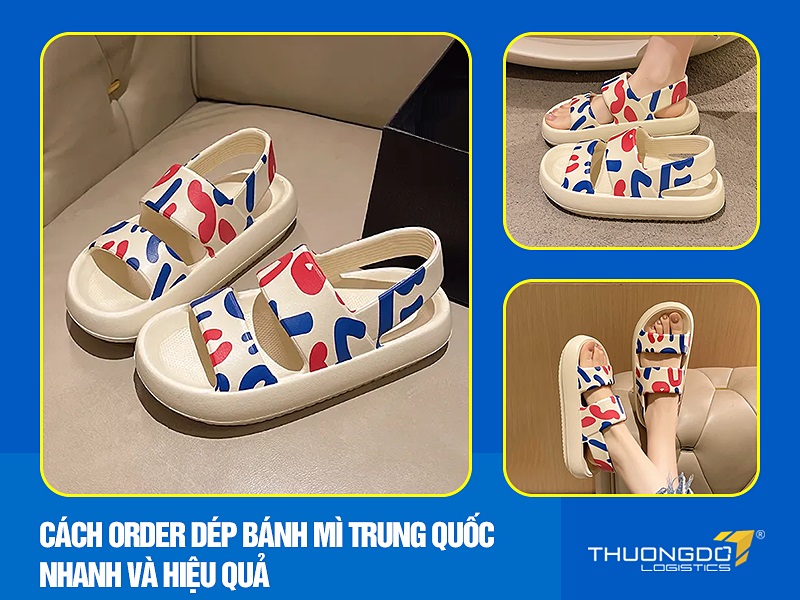 dép bánh mì Trung Quốc