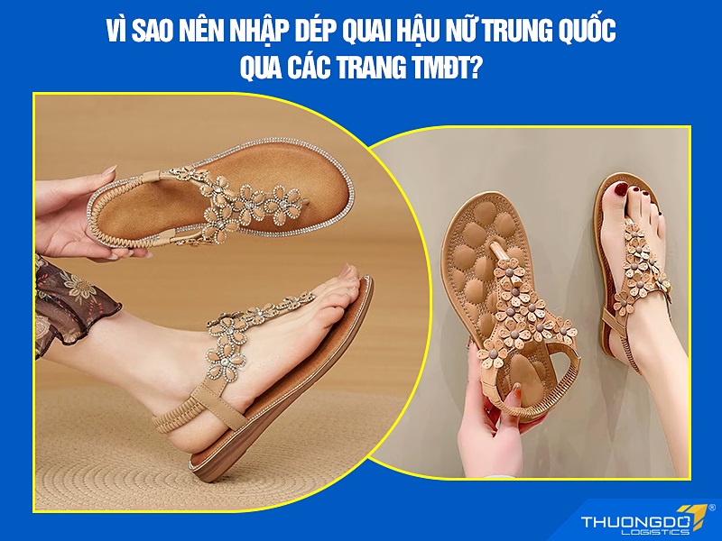 dép quai hậu nữ Trung Quốc