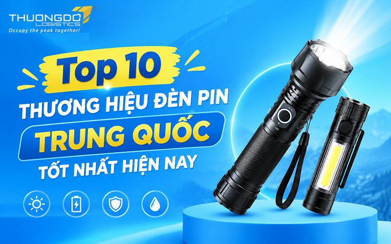 Top 10 thương hiệu đèn pin Trung Quốc tốt nhất hiện nay