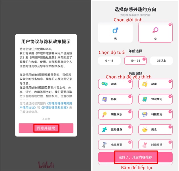 Bấm để chấp nhận điều khoản