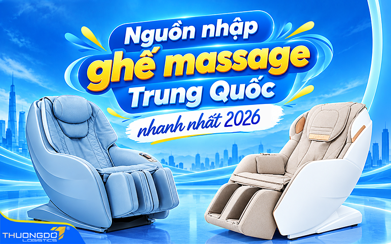 Nguồn nhập ghế massage Trung Quốc nhanh nhất 2026