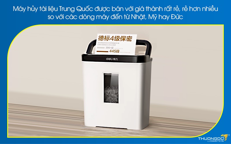 Máy hủy tài liệu Trung Quốc có rẻ không?