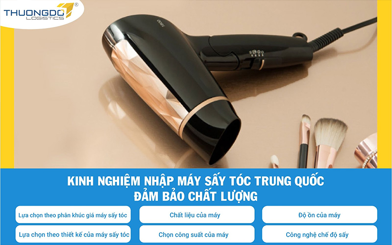 Kinh nghiệm chọn máy sấy tóc Trung Quốc đảm bảo chất lượng