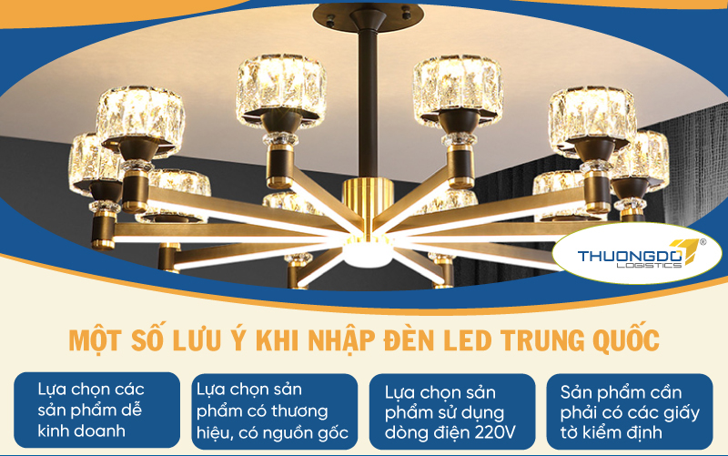 Tại sao nên nhập đèn led Trung Quốc về kinh doanh