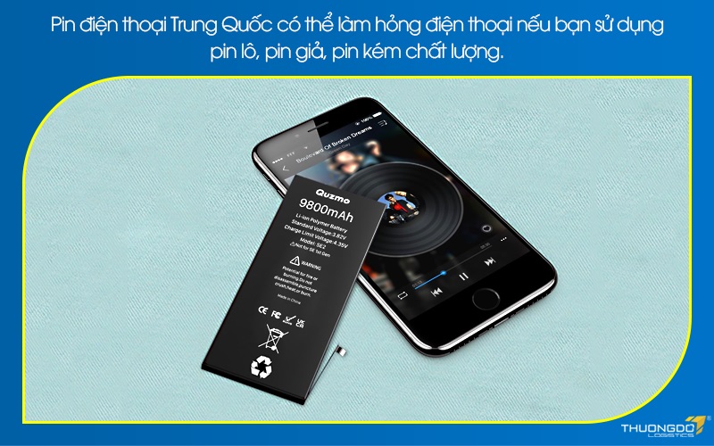 Pin điện thoại Trung Quốc có làm hỏng điện thoại không?