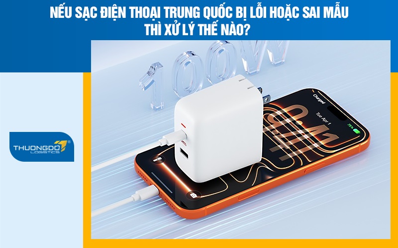 Nếu sạc điện thoại Trung Quốc bị lỗi hoặc sai mẫu thì xử lý thế nào?