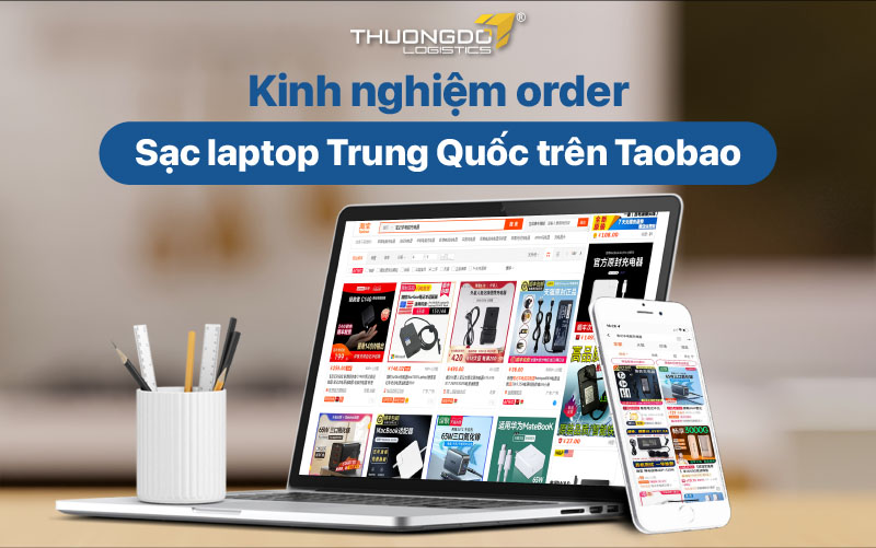 Kinh nghiệm order sạc laptop Trung Quốc trên Taobao