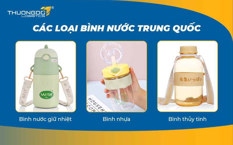 Các loại bình nước Trung Quốc