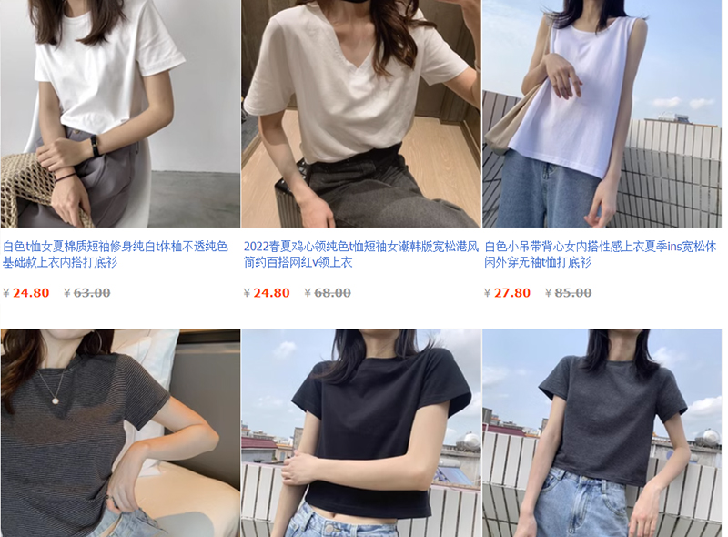 Link nhập lẻ áo thun nữ Quảng Châu