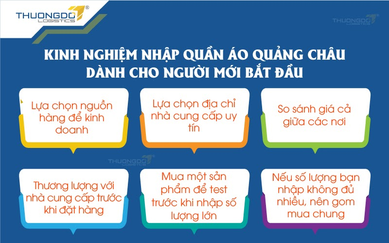 Kinh nghiệm nhập quần áo Quảng Châu dành cho người mới bắt đầu