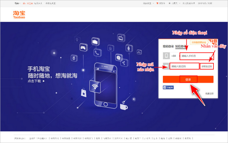 Đăng nhập tài khoản