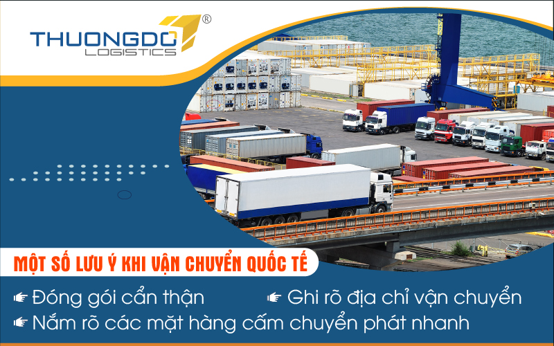 Một số lưu ý khi vận chuyển quốc tế