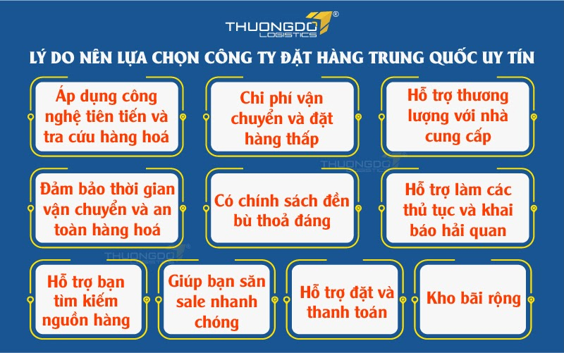 Công ty đặt hàng nào uy tín và an toàn hàng đầu hiện nay