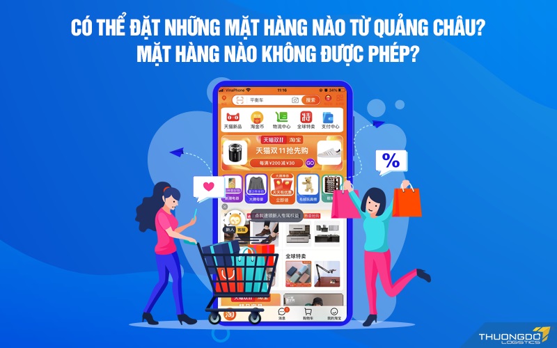 Có thể đặt những mặt hàng nào từ Quảng Châu? Mặt hàng nào không được phép?