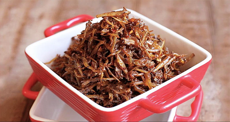 Món cá cơm cay đậm vị đa chức năng