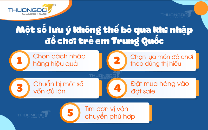 Một số lưu ý không thể bỏ qua khi nhập đồ chơi trẻ em Trung Quốc