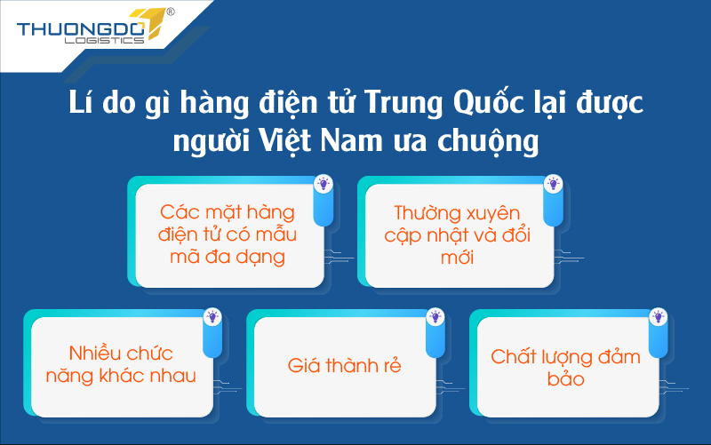 Lí do gì hàng điện tử Trung Quốc lại được người Việt Nam ưa chuộng