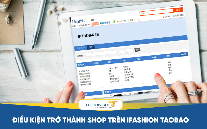 Điều kiện trở thành shop trên Ifashion Taobao