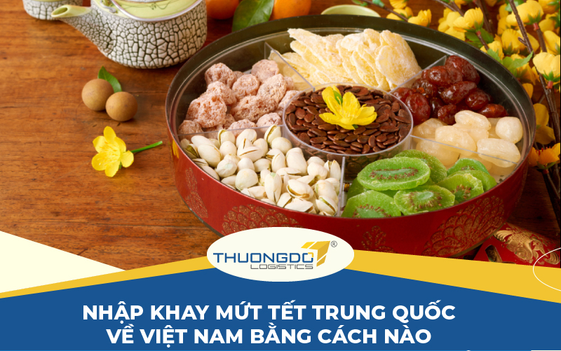 Nhập khay mứt tết Trung Quốc về Việt Nam bằng cách nào