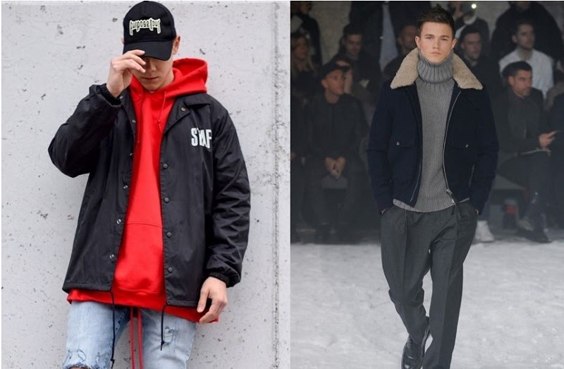 Set áo hoodie và áo len + áo khoác