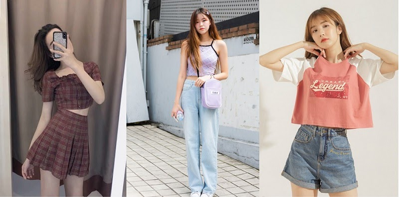 Áo croptop khoe vòng eo thon gọn và quyến rũ