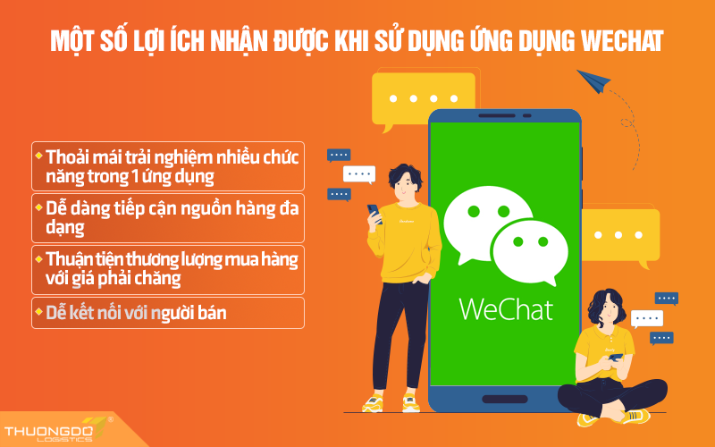 Một số lợi ích nhận được khi sử dụng ứng dụng Wechat